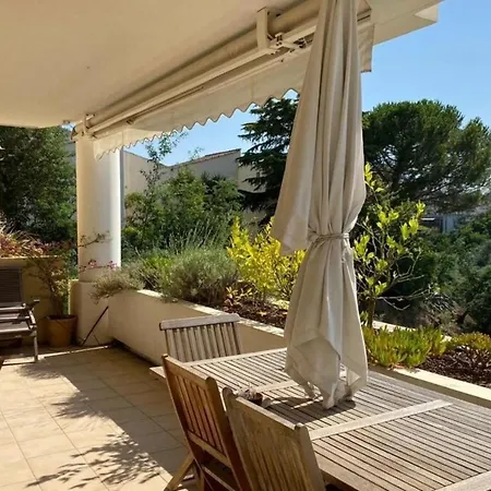 C061-Quiet Apartment With Terrace & Pool - Cannes